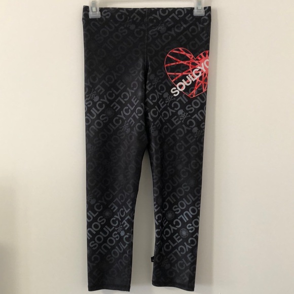 Terez x SoulCycle Heart Wheel Capri - Picture 1 of 5